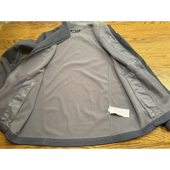 Under Armour Jacket Mens Large UA‎ Baitrunner Stealth Gray/Steele - Picture 13 of 16